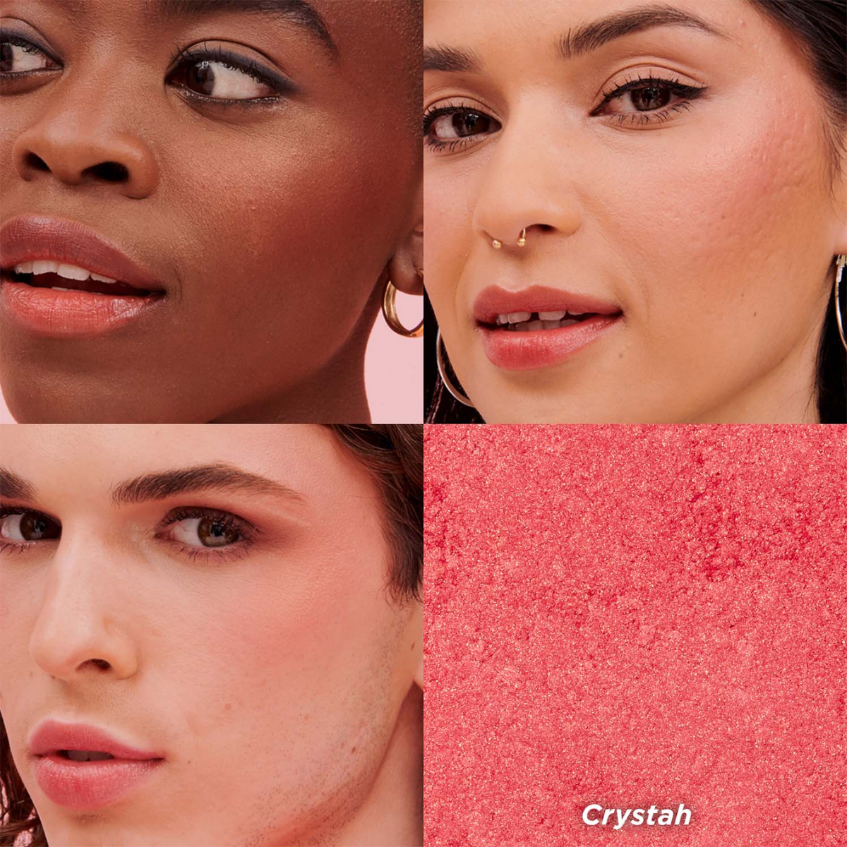 Benefit Mini Box Powder Blush Crystah (Rubor En Polvo)