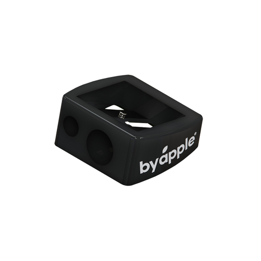By Apple Sacapuntas Doble Color Negro